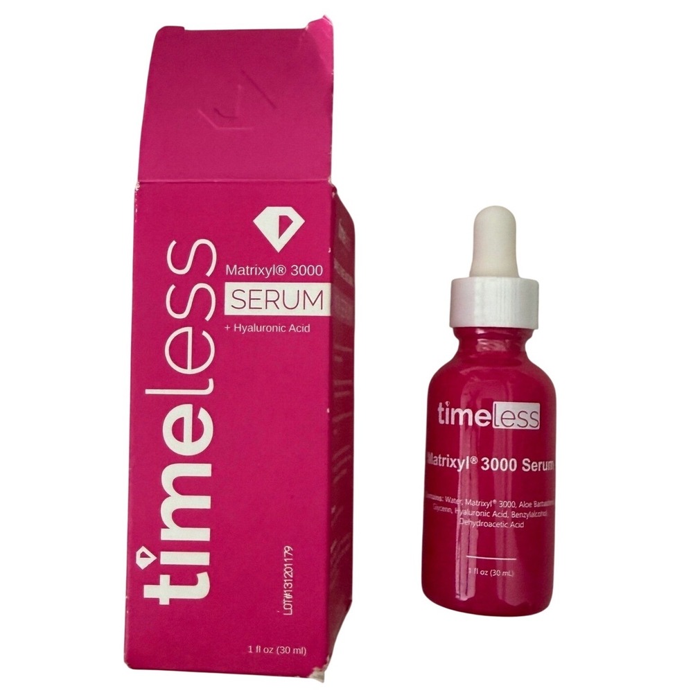Timeless Skin Care Matrixyl 3000 Serum + Hyaluronic Acid 1 oz Anti‑Aging Younger